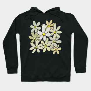 White flowers Hoodie